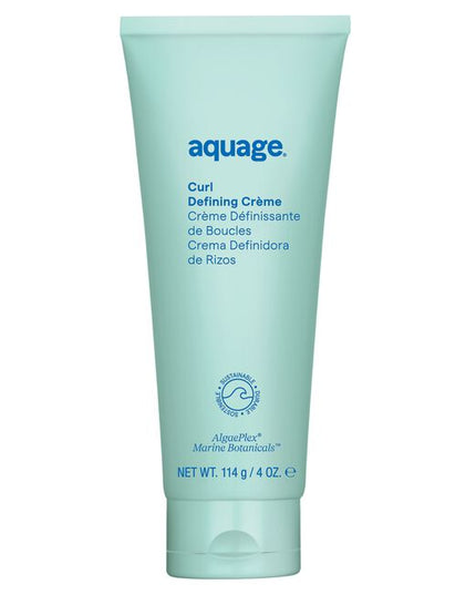 Aquage Curl Defining Creme is a medium hold, highly-emollient styling creme that creates soft, silky curls without frizz.