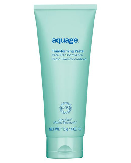Aquage Transforming Paste is an ultra-firm hold texturizer that combines the flexibility of a wax with the hold of a hairspray.