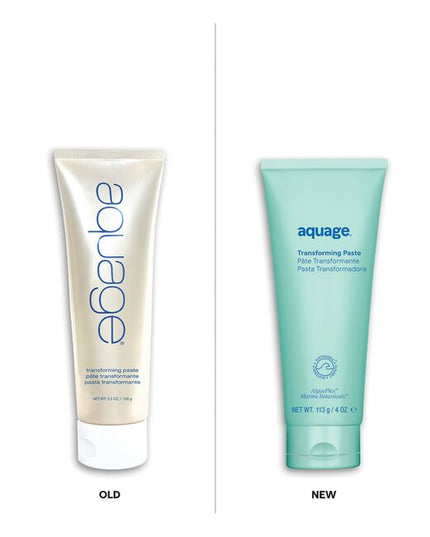 Aquage Transforming Paste is an ultra-firm hold texturizer that combines the flexibility of a wax with the hold of a hairspray.