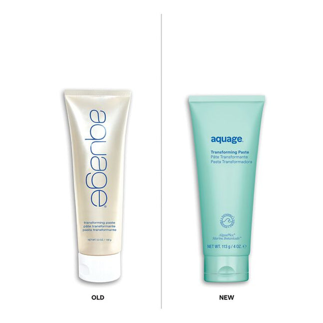 Aquage Transforming Paste is an ultra-firm hold texturizer that combines the flexibility of a wax with the hold of a hairspray.