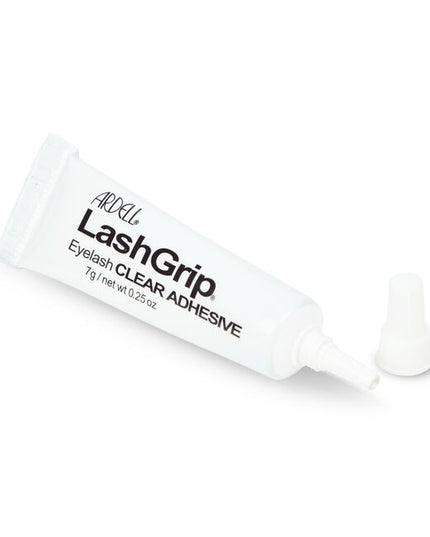 Adhesive is best used on strip lashes. It is a latex based adhesive meant to be temporary and can be removed quite easily.