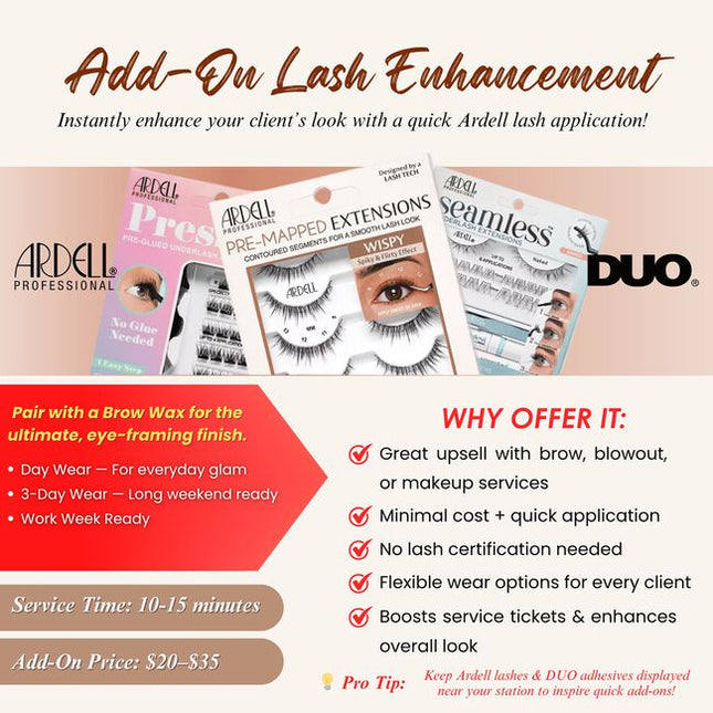 Adhesive is best used on strip lashes. It is a latex based adhesive meant to be temporary and can be removed quite easily.