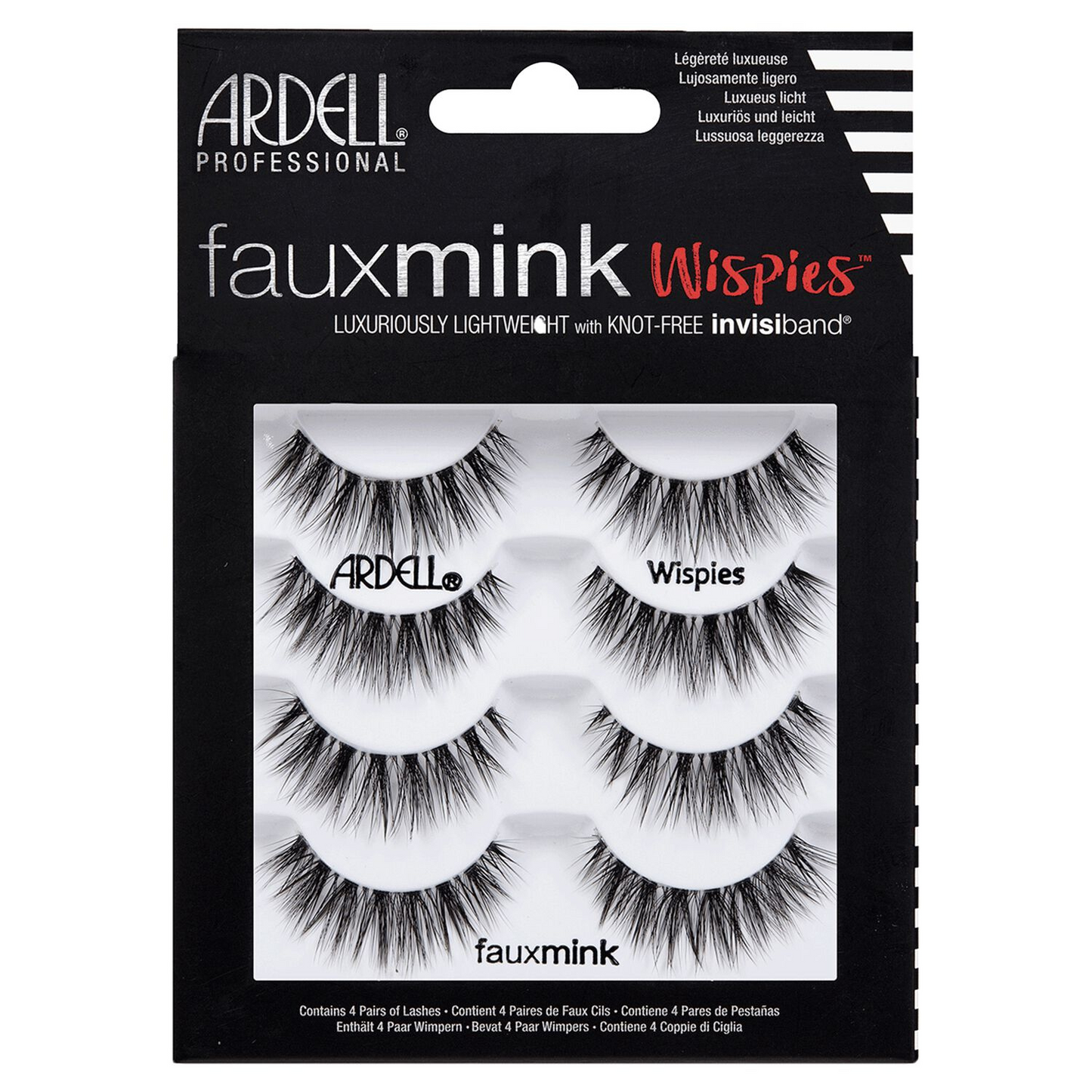 Ardell Professional - Faux Mink Lashes Wispies - 4 Pack