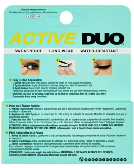 Active lash works best with Active DUO. Whether it's a spin class, zoom at noon, or weekend getaway. Active DUO falls in line with your life style.