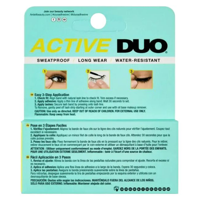 Active lash works best with Active DUO. Whether it's a spin class, zoom at noon, or weekend getaway. Active DUO falls in line with your life style.