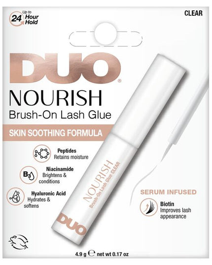 What if every time you applied false lashes, you could give your natural lash line a soothing treat? Now you can with the first serum-infused glue that nourishes too!