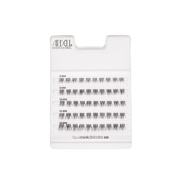 Ardell Faux Mink Delicates Clusters offer customizable, whisper-light lash enhancement with a soft glam finish. Designed with refined faux mink fibers and a lightweight feel, these clusters allow you to build subtle definition or elevated everyday glam your way.