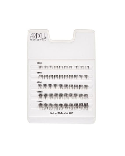 Ardell Naked Delicates Clusters offer customizable, barely-there lash enhancement with a feather-light feel. Featuring ultra-thin bands and soft fibers, these clusters allow you to build natural-looking definition exactly where you want it.