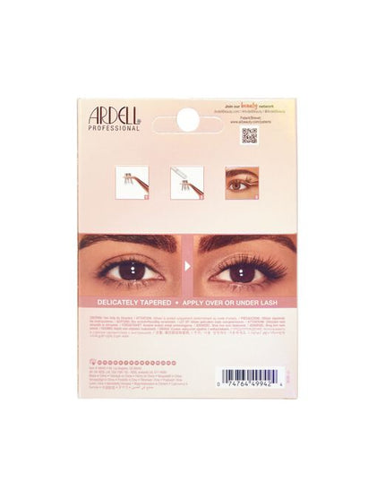 Ardell Naked Delicates Clusters offer customizable, barely-there lash enhancement with a feather-light feel. Featuring ultra-thin bands and soft fibers, these clusters allow you to build natural-looking definition exactly where you want it.