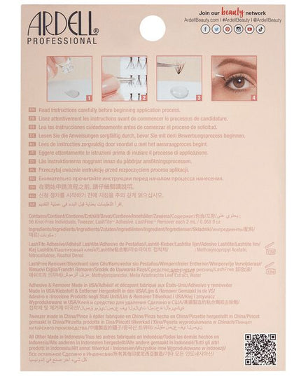 Wake up to fluttery, full lashes every day without the salon expense. Naked Extensions apply effortlessly in minutes and last up to 2 weeks. These beautifully crafted, knot-free individuals blend in seamlessly while adding soft 3D volume and length. So natural, no one will be able to tell these lashes are not your own. Tailor the result with 3 different lengths. Boost the entire lash line or fill gaps with fullness.