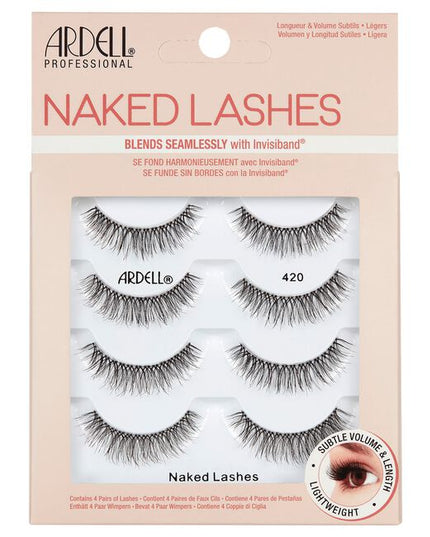 Your favorite everyday lash is now available in a multipack! Ardell’s Naked Lash in 420 finds the sweet spot for lash length and volume: right in the middle! Features a super soft and comfortable Invisiband® that is woven to match your natural lash.