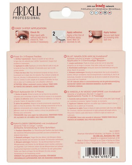 Your favorite everyday lash is now available in a multipack! Ardell’s Naked Lash in 420 finds the sweet spot for lash length and volume: right in the middle! Features a super soft and comfortable Invisiband® that is woven to match your natural lash.