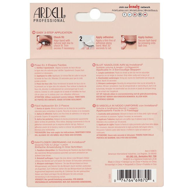 Your favorite everyday lash is now available in a multipack! Ardell’s Naked Lash in 420 finds the sweet spot for lash length and volume: right in the middle! Features a super soft and comfortable Invisiband® that is woven to match your natural lash.