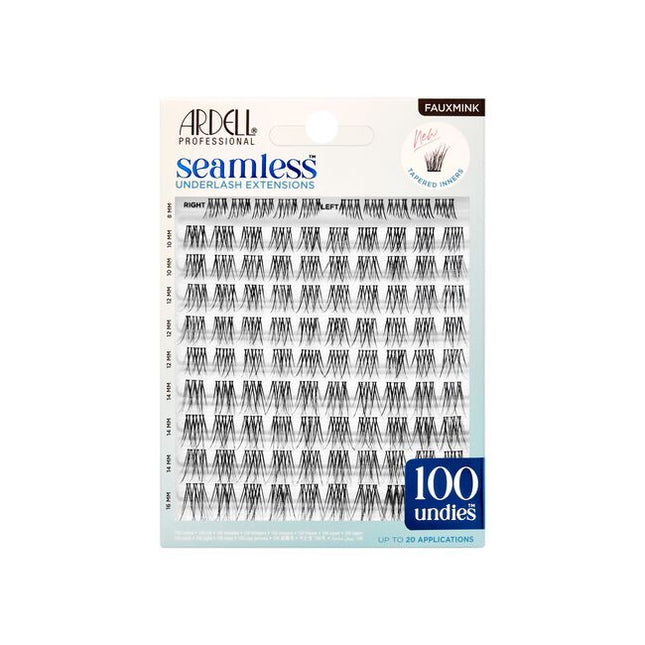 The Seamless 100 Pack is made for serious lash lovers. With 100 press-on underlashes in mixed lengths and three best-selling styles—Wispies, Faux Mink, and Naked—you’ll never run out of your go-to look. Includes inners for a complete, customizable finish. Just $18.99 for salon-quality lashes at home.