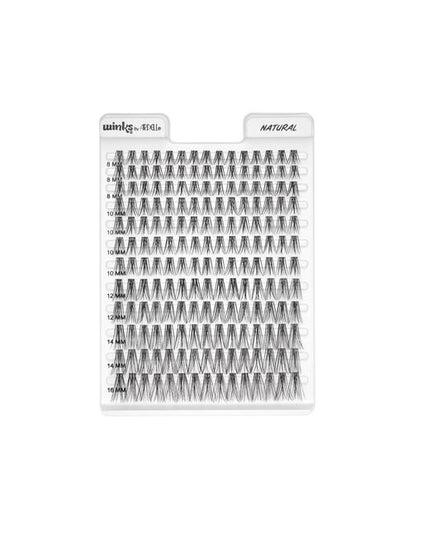 Winks by Ardell Fluffy Clusters 180 Mega Pack delivers endless lash customization with ultra-soft, fluffy clusters designed for comfort and versatility. Featuring a soft, flexible clear band, these clusters can be worn as underlash or overlash for natural to fuller looks.