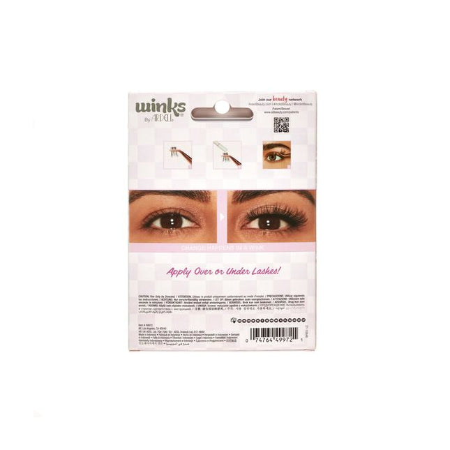 Winks by Ardell Fluffy Clusters 180 Mega Pack delivers endless lash customization with ultra-soft, fluffy clusters designed for comfort and versatility. Featuring a soft, flexible clear band, these clusters can be worn as underlash or overlash for natural to fuller looks.