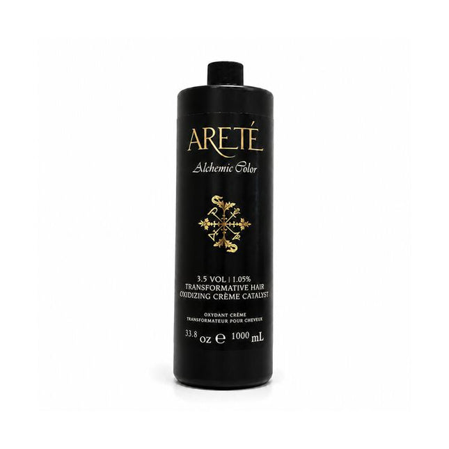 Unearth the full potential of ARETÉ’s Alchemic Color and Lighteners with our versatile collection of Transformative Crème Catalysts. Through your selection of developer strength and mixing ratio, a single Alchemic Color Shade can be tailored to perform across a full spectrum of technical color services.