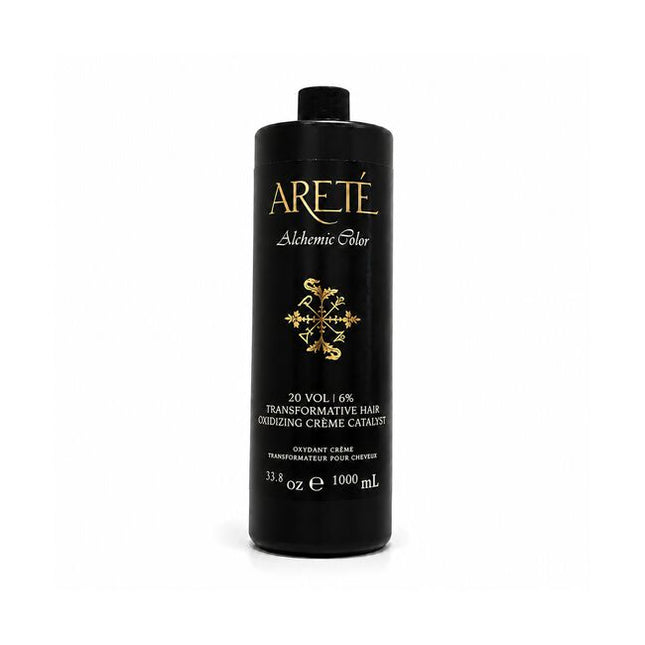 Unearth the full potential of ARETÉ’s Alchemic Color and Lighteners with ARETÉ’s versatile collection of Transformative Crème Catalysts. Through your selection of developer strength and mixing ratio, a single Alchemic Color Shade can be tailored to perform across a full spectrum of technical color services.