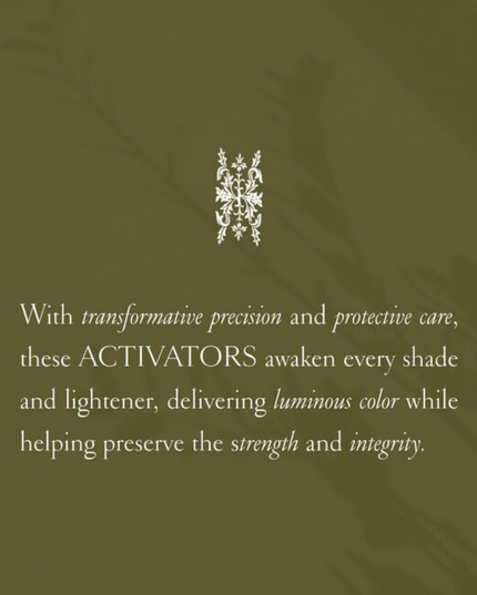 Unearth the full potential of ARETÉ’s ALCHEMIC LIQUIDS Acidic Demi-Permanent Color collection with our Transformative Liquid 6 VOL Catalyst.