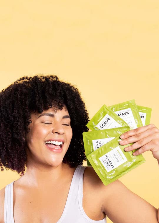 Your clients’ feet will fall in love with our Total Gel-Ohh! Pedi Spa Set. This all-in-one, 5-step pedicure kit includes a jelly spa bath, melting mineral, sugar scrub, cream mask, and massage cream to give them a luxurious spa experience like no other.