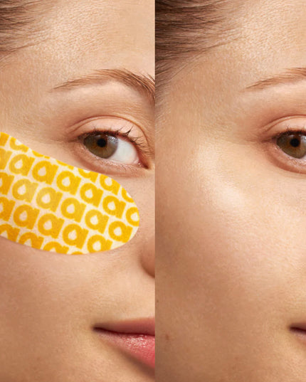 Tired eyes? Puff Off. Our Puff Off Eye Contour Patch with Hyaluronic Acid cools and soothes the under-eye area quickly. Powered by hyaluronic acid, these eye patches hydrate and plump for a refreshed look.