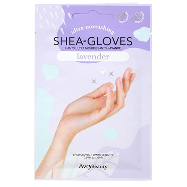 Take care of your hands with AvryBeauty Shea Gloves. These ultra nourishing and intensely moisturizing hand masks are enriched with shea butter and pure extracts to help restore essential moisture to extra-dry skin, leaving your hands soft, smooth, and healthy-looking. These hands masks are gentle enough for sensitive skin, paraben-free and not tested on animals. Shea Gloves are easy to use: Simply wash and dry your hands, wear the gloves for 10-15 minutes, and remove—no need to rinse.
