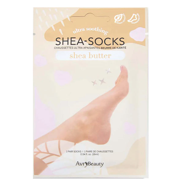 Shea Butter pedicure socks calm skin and deliver intensive moisture to keep skin soft, nourished and hydrated. A simple add-on to your pedicure service while working on the nails, with no extra time.