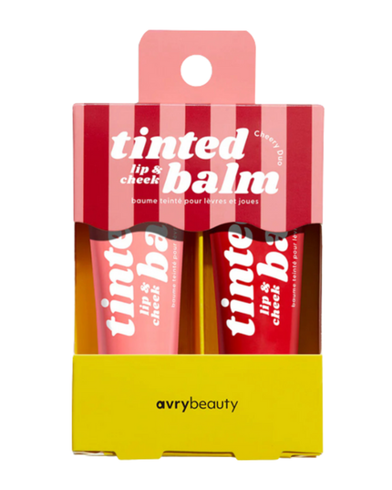 Two is better than one with our Cheery Duo! This set includes two vibrant Lip & Cheek Tinted Balms —Peachy Keen and Red-dy or Not —to enhance your customers’ beauty routine. These multi-use balms melt into skin for a wash of blendable, buildable, beautiful color that suits every skin tone. The peachy pink hue is subtle and sweet and transitions easily from day to night while the bold red shade is fierce, fun, and ready to command attention.