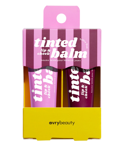 Double up on glamorous makeup looks with our Sultry Duo, featuring two show-stopping Lip & Cheek Tinted Balms — Pink Me Up and Plum Delight. These multi-use balms melt into skin for a wash of blendable, buildable, beautiful color that suits every skin tone. The bright pink hue provides a playful touch that brings skin to life while the deep plum shade is a captivating choice for a bold effect.