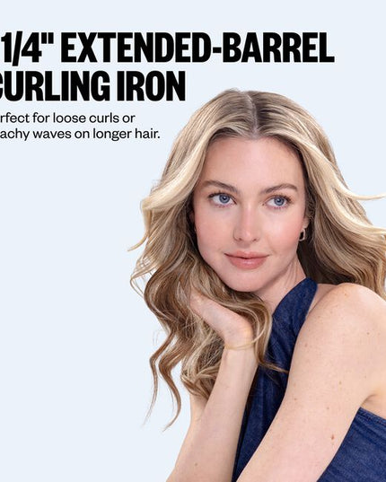 The Nano Titanium 1.25 Inch XL Barrel Curling Iron delivers instant definition with all-day hold.