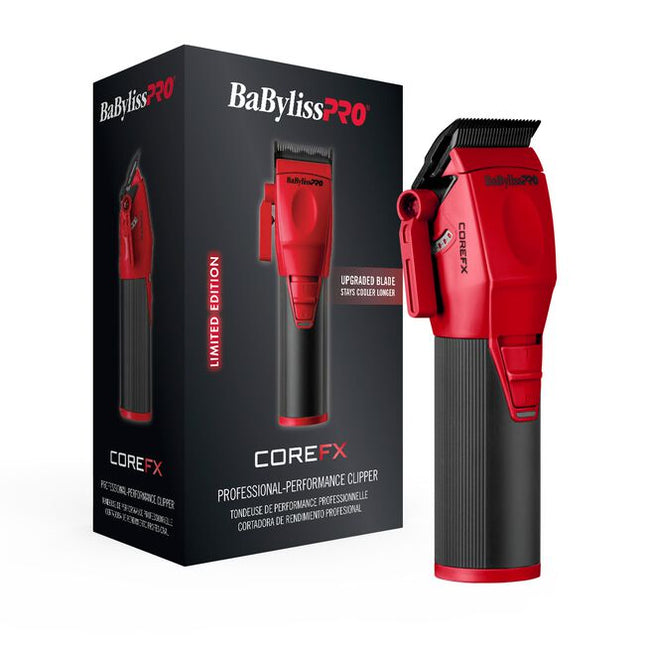 The COREFX Clipper brings professional cutting performance and power wherever you go. Equipped with a high-speed 6,800RPM motor and durable stainless-steel blades, it delivers smooth cuts and reliable performance behind the chair or at home.