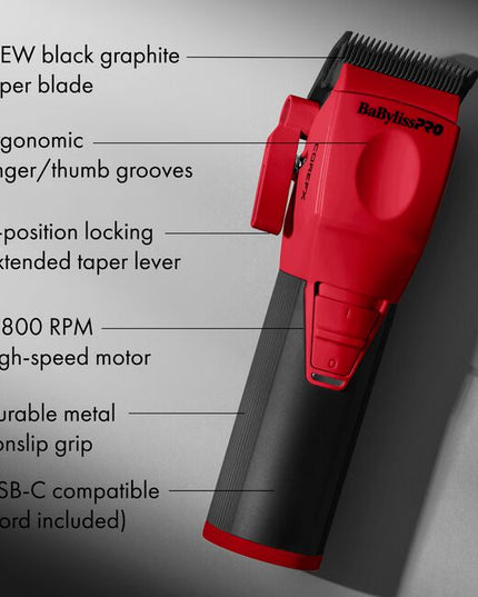 The COREFX Clipper brings professional cutting performance and power wherever you go. Equipped with a high-speed 6,800RPM motor and durable stainless-steel blades, it delivers smooth cuts and reliable performance behind the chair or at home.