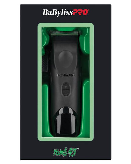 This collaboration brings together two leaders with one goal: to revolutionize tools and education for barbers everywhere. Combining innovation and expertise, BaBylissPRO and Tomb45 have created tools built to perform at the highest level, packed with innovative features. Designed with barbers, for barbers, every detail is crafted to improve the cutting experience. Two forces. One mission. Shaping the future, together.