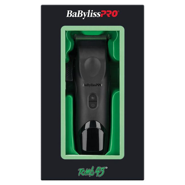 This collaboration brings together two leaders with one goal: to revolutionize tools and education for barbers everywhere. Combining innovation and expertise, BaBylissPRO and Tomb45 have created tools built to perform at the highest level, packed with innovative features. Designed with barbers, for barbers, every detail is crafted to improve the cutting experience. Two forces. One mission. Shaping the future, together.