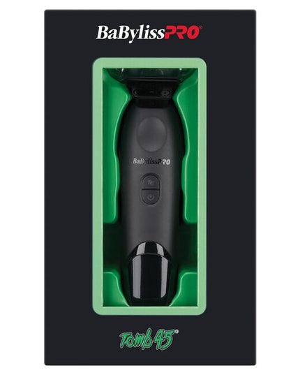 This collaboration brings together two leaders with one goal: to revolutionize tools and education for barbers everywhere. Combining innovation and expertise, BaBylissPRO and Tomb45 have created tools built to perform at the highest level, packed with innovative features. Designed with barbers, for barbers, every detail is crafted to improve the cutting experience. Two forces. One mission. Shaping the future, together.