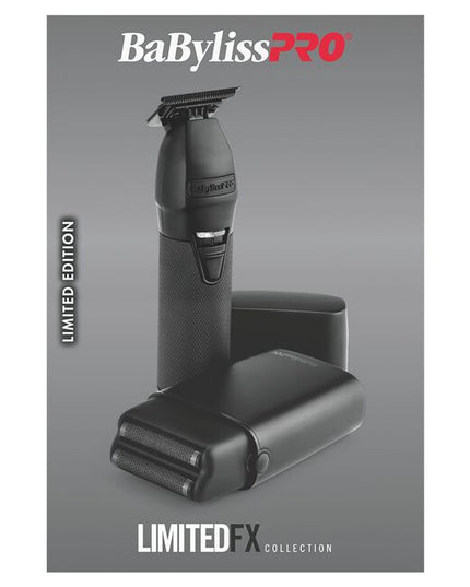 Matte Black Trimmer &amp; Double-Foil Shaver Set