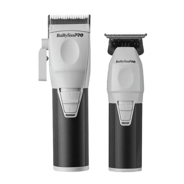 The BaBylissPRO® COREFX 2-Piece Kit includes a clipper and trimmer designed for barbers and stylists at every stage of their craft. With pro-level performance, durable design, and easy-to-use features, this complete set delivers the control, precision, and reliability you need to master any cut or style—whether you