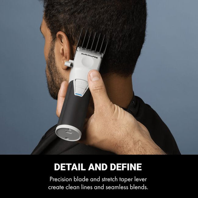 The BaBylissPRO® COREFX 2-Piece Kit includes a clipper and trimmer designed for barbers and stylists at every stage of their craft. With pro-level performance, durable design, and easy-to-use features, this complete set delivers the control, precision, and reliability you need to master any cut or style—whether you