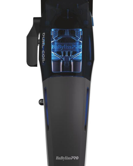 Engineered for barbers who demand serious cutting power, the BaBylissPRO Dual Coil Clipper delivers high-performance cordless cutting with the control and consistency needed for all-day professional use. Powered by a linear dual-coil motor system, it is built to drive through bulk efficiently while maintaining smooth, reliable performance.