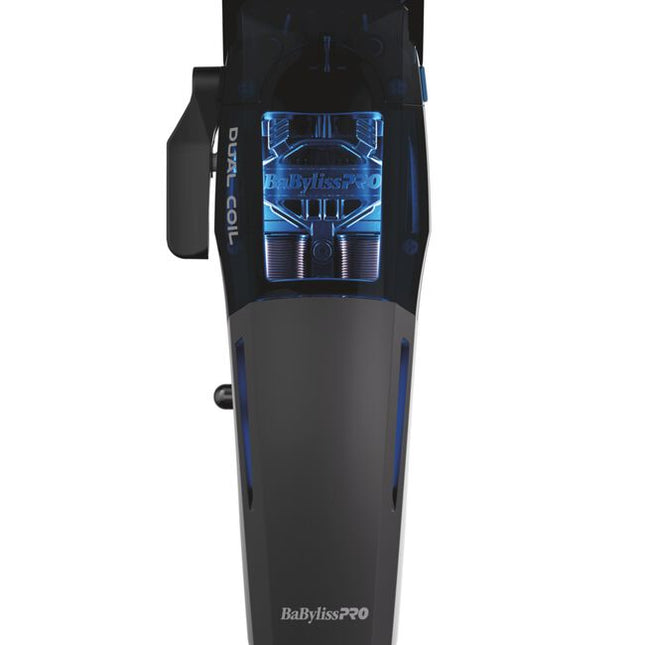 Engineered for barbers who demand serious cutting power, the BaBylissPRO Dual Coil Clipper delivers high-performance cordless cutting with the control and consistency needed for all-day professional use. Powered by a linear dual-coil motor system, it is built to drive through bulk efficiently while maintaining smooth, reliable performance.