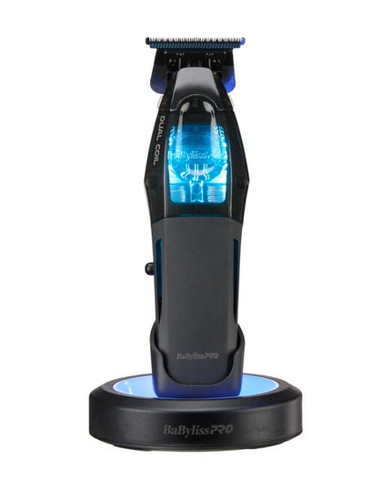 The BaBylissPRO Dual Coil Trimmer is built for barbers who demand high performance: crisp detailing, sharp lines, and consistent power. Powered by a linear dual-coil motor system, it delivers concentrated cutting power for precision work, helping you create clean outlines, edging, and detailed finishing with confidence.