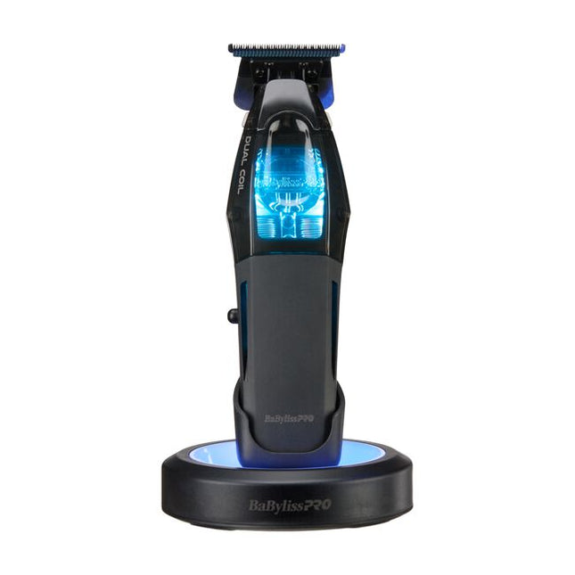 The BaBylissPRO Dual Coil Trimmer is built for barbers who demand high performance: crisp detailing, sharp lines, and consistent power. Powered by a linear dual-coil motor system, it delivers concentrated cutting power for precision work, helping you create clean outlines, edging, and detailed finishing with confidence.