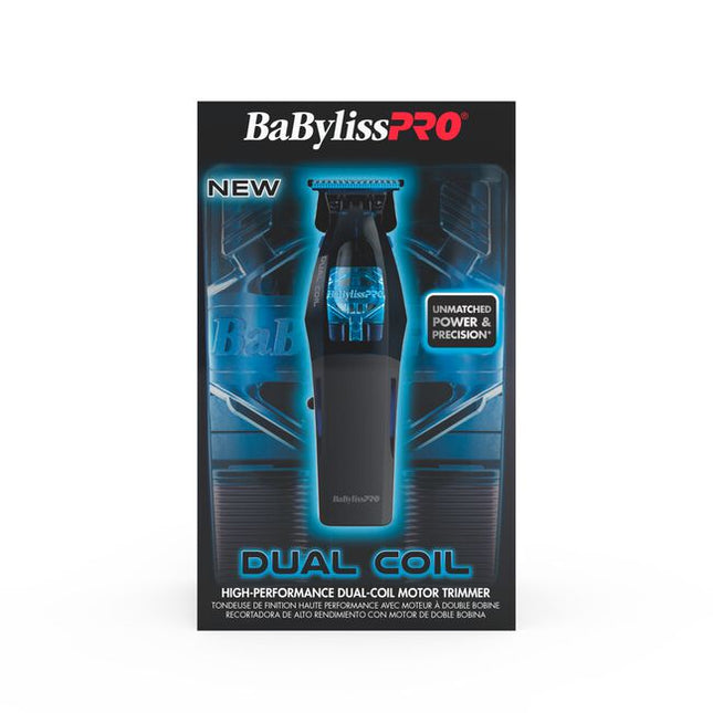 The BaBylissPRO Dual Coil Trimmer is built for barbers who demand high performance: crisp detailing, sharp lines, and consistent power. Powered by a linear dual-coil motor system, it delivers concentrated cutting power for precision work, helping you create clean outlines, edging, and detailed finishing with confidence.