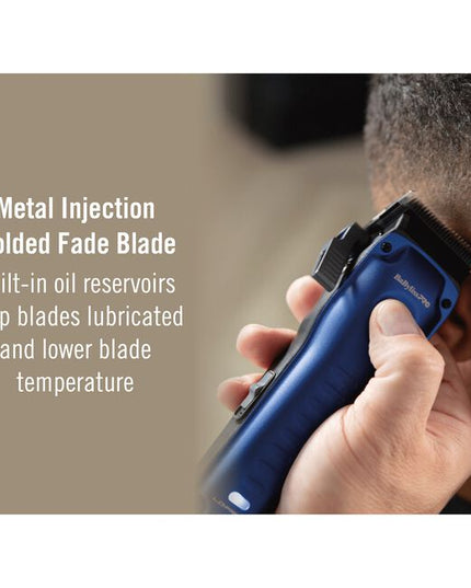 The LO-PROFX COMPACT SERIES Compact High-Performance Clipper features an ultra-low profile metal shield cover and ergonomic grip housing. It’s powered by a high-speed DC motor 6,800RPM, with a high-capacity lithium-ion battery. It is made with durable and scratch-resistant aluminum anodized housing.