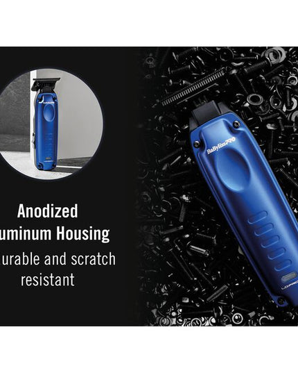 The LO-PROFX COMPACT SERIES Compact High-Performance Trimmer features an ultra-low profile metal shield cover and ergonomic grip housing. It’s powered by a high-speed DC motor 6,800RPM, with a high-capacity lithium-ion battery. It is made with durable and scratch-resistant aluminum anodized housing.