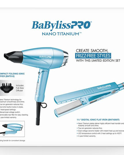 CREATE SMOOTH FRIZZ-FREE STYLES WITH THIS LIMITED EDITION STYLING SET.