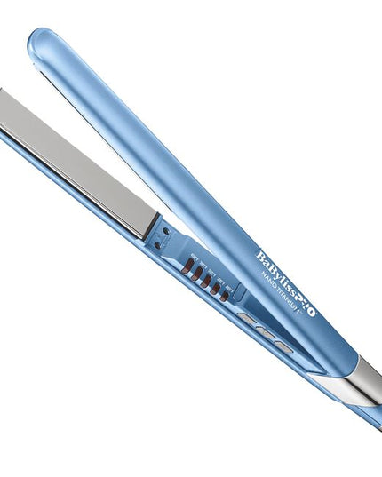 Extended length (4.5" long), full floating plates for faster straightening. Even heat transfer from 1” Nano Titanium plates leave hair smooth, sleek, and shiny.