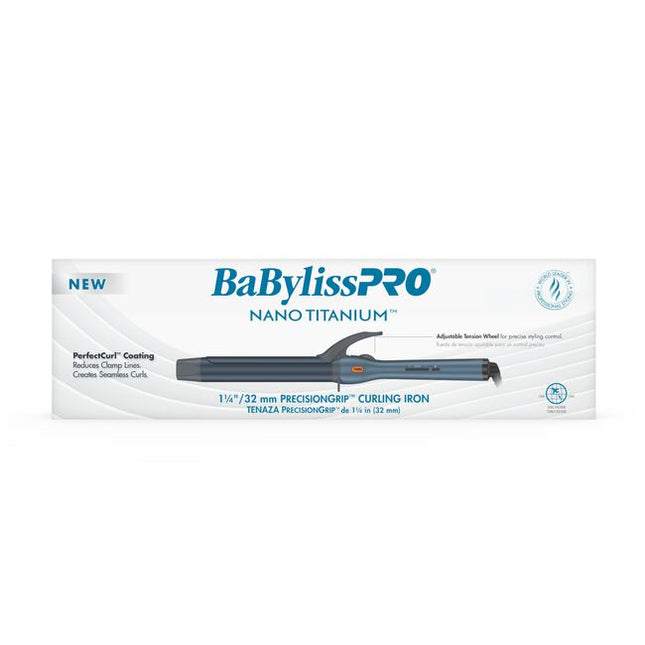 A modern take on the iconic Marcel curling iron, designed with an adjustable tension wheel for customized control and effortless styling. Features BaBylissPRO’s new, exclusive PerfectCurl Coating— inspired by Korean hair care— for healthier styling, reduced clamp lines, and uniform curls every time.