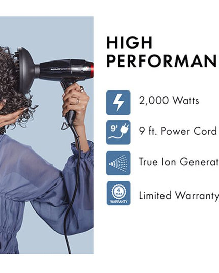 Experience the best of both worlds: Same high performance of our #1 best-selling Italian-made Rapido hair dryer, now in a sleek silhouette. Redesigned Heater with High-Speed BLDC motor for optimized performance.