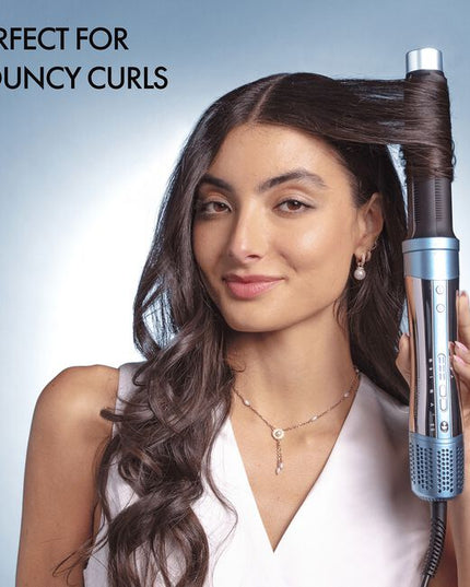 Effortlessly wrap, set, and curl damp or dry hair. Create big, Hollywood-worthy curls or voluminous blowout flips, all without heat damage.